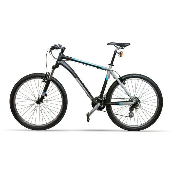 Basic Silver Aluminium Mountain Bike