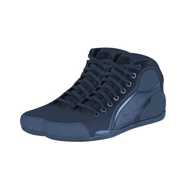 Premium Blue Leather Fitness Shoes