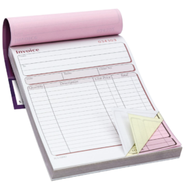 NCR Invoice/Bill Book Printing - A4 Size